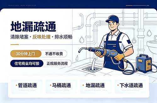 高区地漏疏通