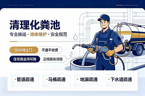 高区清理化粪池